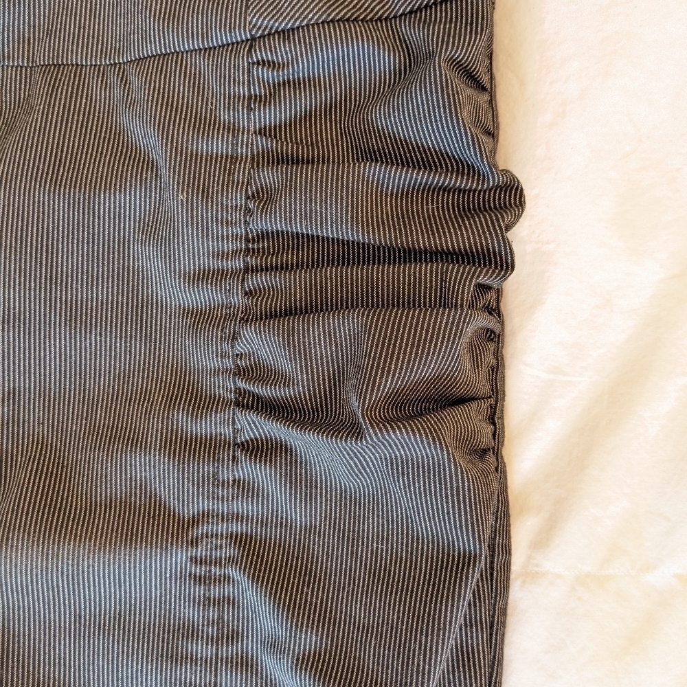 Simons Twik vintage Y2K grey pin stripe pencil skirt size large - Picture 4 of 9
